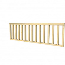 Vuren hekwerk type B 228,5 x 73 cm, kleurloos geïmpregneerd.