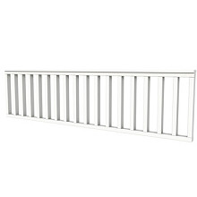 Vuren hekwerk type C 278,5 x 73 cm, wit gespoten.