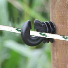 Draad, braided, wit/groen 500 mtr ca. 2,5 mm,  26 PE + 4*0,2 RVS/INOX + 2*0,30 Cu