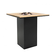 Cosiloft 100 bar table black frame / black top