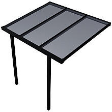 Easy Edition terrasoverkapping300x250 RAL** glas