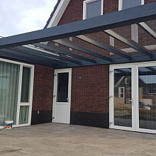 Flatroof Version B Zonder overstek 300x400 glas (Ral*)