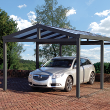 Zadeldak-Carport enkel  368x600 cm Ral**