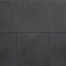 Tuintegel 40x40x5 cm Zwart met mini facet – moderne eenvoud in een krachtig formaat