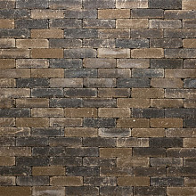 TUMBELTON EXTRA 21×6,8×6 cm Walnut — elegante trommelsteen met warme retro-look