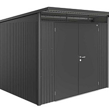 Berging AvantGarde Gr. A6 donkergrijs-metallic Dubbele Deur