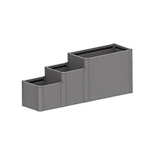 DaVinci Plantenbaksysteem variant 3 donkergrijs-metallic