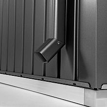 Regenpijpset voor Europa donkergrijs metallic