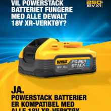 DEWALT Accu 18V XR POWERSTACK 5.0Ah