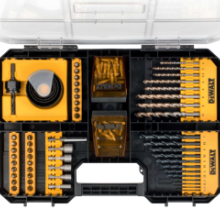 100-delige schroef- boren- en gatenzagenset in TSTAK-koffer