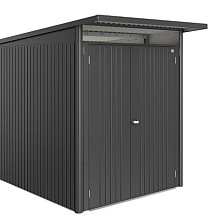 Berging AvantGarde ECO Gr. A3 donkergrijs-metallic Dubbele Deur smal