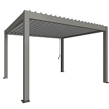 PERGOLA 4 x 3,5 kwartsgrijs / zilver-met