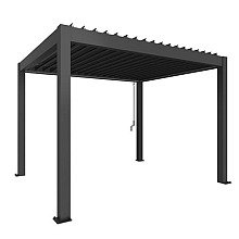 PERGOLA 3,5 x 3 donkergrijs met.