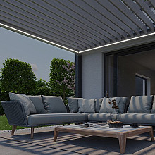 LED-VERLICHTING warmwit 3x3  voor pergola