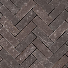 UDF60 Atlas Getrommeld aubergine zwart bezand