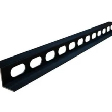 Aluminium S-profiel ventilatielat t.b.v. wandbekleding, 2,5 x 6 x 300 cm, zwart (RAL 9005).