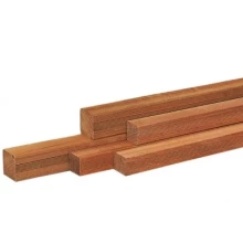 AV Hardhouten paal geschaafd, gepunt 8,8 x 8,8 x 275 cm