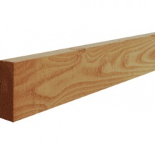 Douglas fijnbezaagde gording 7,5 x 22,5 x 400 cm, groen geïmpregneerd.