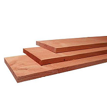 Douglas fijnbezaagde plank 3,2 x 20 x 500 cm, onbehandeld.