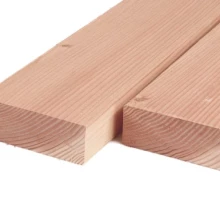 Douglas gording geschaafd 6,5 x 21 x 400 cm, onbehandeld.