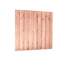 Douglas fijnbezaagd plankenscherm 19-planks 15 mm, 180 x 150 cm