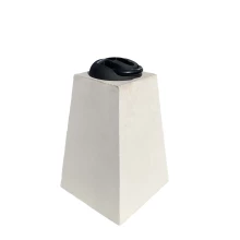 Betonpoer 15x15 en 35 cm hoog grijs M10 voor motorslot