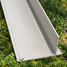 Scheidingsprofiel PVC en klittenbandstrip 2 m 200x9x4,5cm