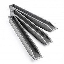 ECOO  ecopic H-profiel GRIJS 4x4cm 58cm