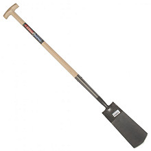 Talen Tools – Draineerspade – Blank gepolijst – Essenhouten steel – 76 cm