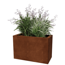 Cortenstaal Plantenbak  30 x 60 x 30 cm zonder bodem