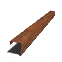 Cortenstaal overzetprofiel - 15 x 15 x 5 cm - 240 cm