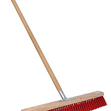 Talen Tools – Straatbezem – Nylon – 60 cm – Houten steel – 160 cm