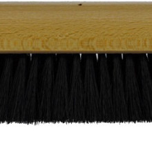 Zaalveger zwart 40 cm