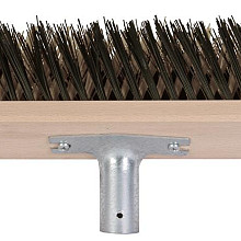 X-bezem binnen zachte kunststof haren 40cm