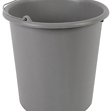 Emmer 10 liter grijs