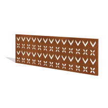 Cortenstaal schutting H - Paneel V - 180 x 63,3 cm
