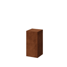 Cortenstaal sokkel - Ohio - 30 x 30 x 60 cm