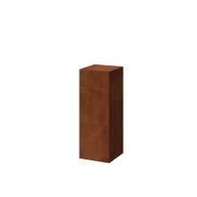 Cortenstaal sokkel - Ohio - 30 x 30 x 80 cm