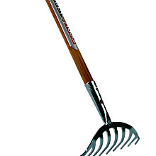 Talen Tools – Rozenhark – Metaal – 10 tanden – Essenhouten steel – 150 cm