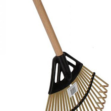 Talen Tools – Gazonhark – Bamboe – Essenhouten steel – 140 cm
