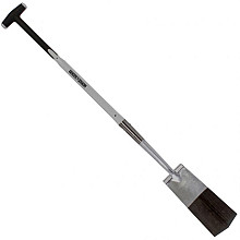 Talen Tools – Draineerspade – Blank gepolijst – Met opstapje – Glasfiber steel – 76 cm