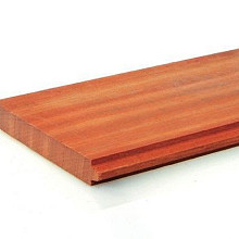 Damwand 50 mm dik x 350 cm hardhout geschaafd