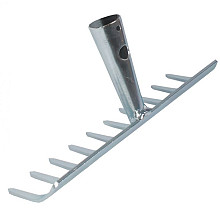 Talen Tools – Tuinhark – 10 tanden – Verzinkt – 25 cm – Zonder steel