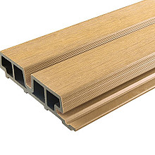 WPC WEO60 Gardenwall Cedar – gevel- en tuinscherm plank 3,3x17x390 cm (wb 140 mm) FSC 100%
