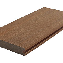 WPC 2,25x13,8x300 cm Fiberdeck Premium plank massief Teak – Duurzaam en stijlvol voor elk buitenterr