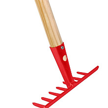 Talen Tools – Tuinhark – 8 tanden – Gecoat – Houten steel – 140 cm