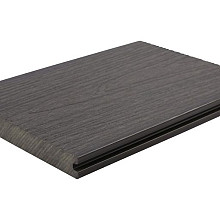 WPC 2,25×21×400 cm Fiberdeck Premium Massief Dark Grey – Duurzame kwaliteit voor een luxe uitstralin