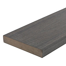 WPC 2,25x13,8x300 cm Fiberdeck Premium Dark Grey SE Kantplank Massief