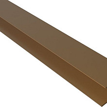 WEO35-60 Alu F-profiel Teak L-300cm 65x80mm - RAL8024