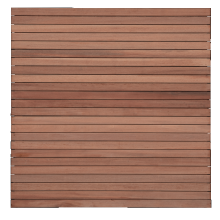 Keruing scherm 50 180x180cm Premium